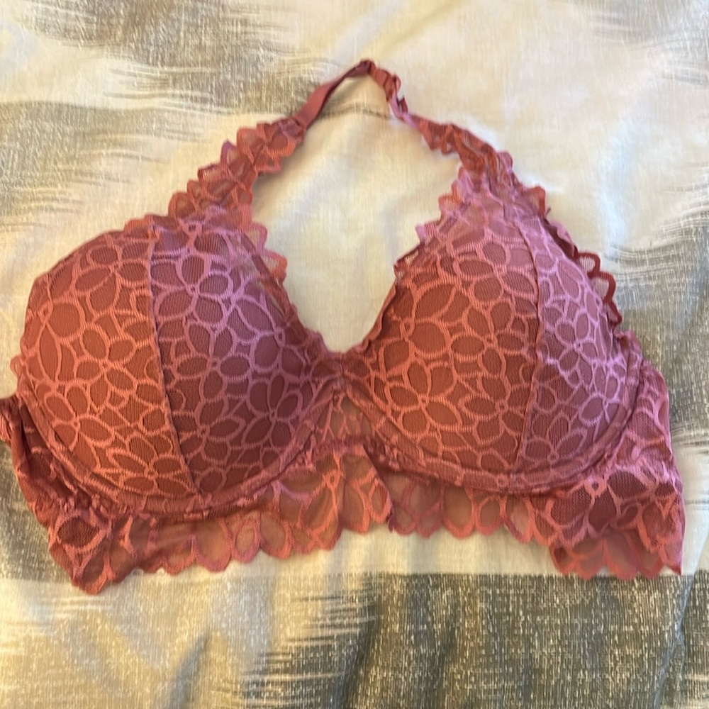 VS Pink Halter Bra